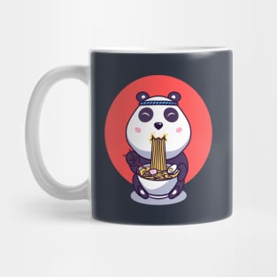 Panda Eat Ramen Mug